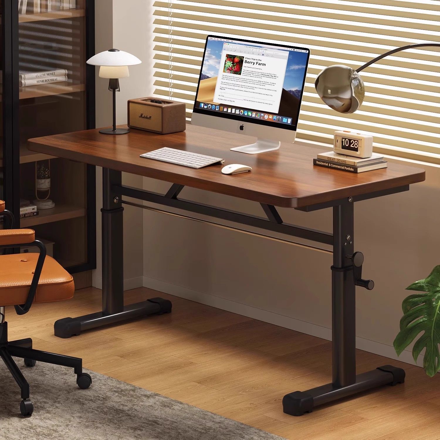 Desk Setup Maker - Nowoczesne, proste biurko komputerowe z regulacją