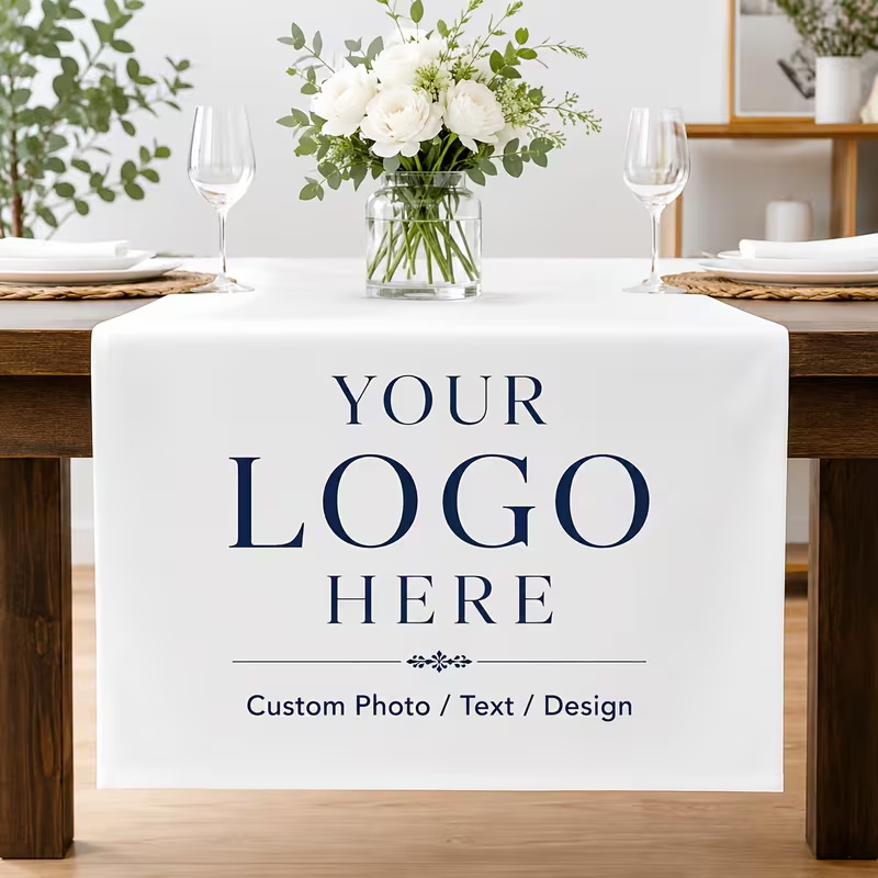 Desk Setup Background - Personalizowane banery stołowe na wesele, urodziny,