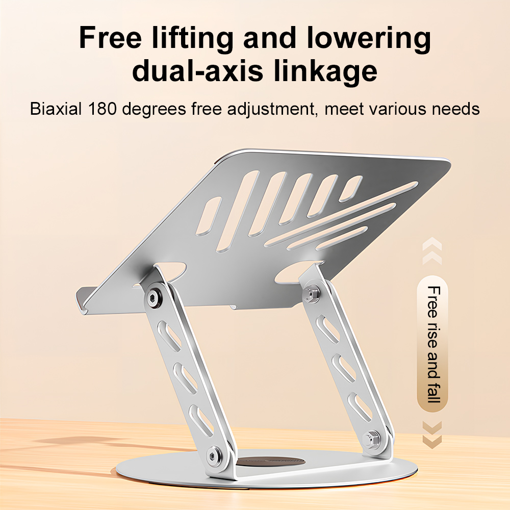 Desk Setup Ergonomic - 360 ° Obrotowy stojak na laptopa,