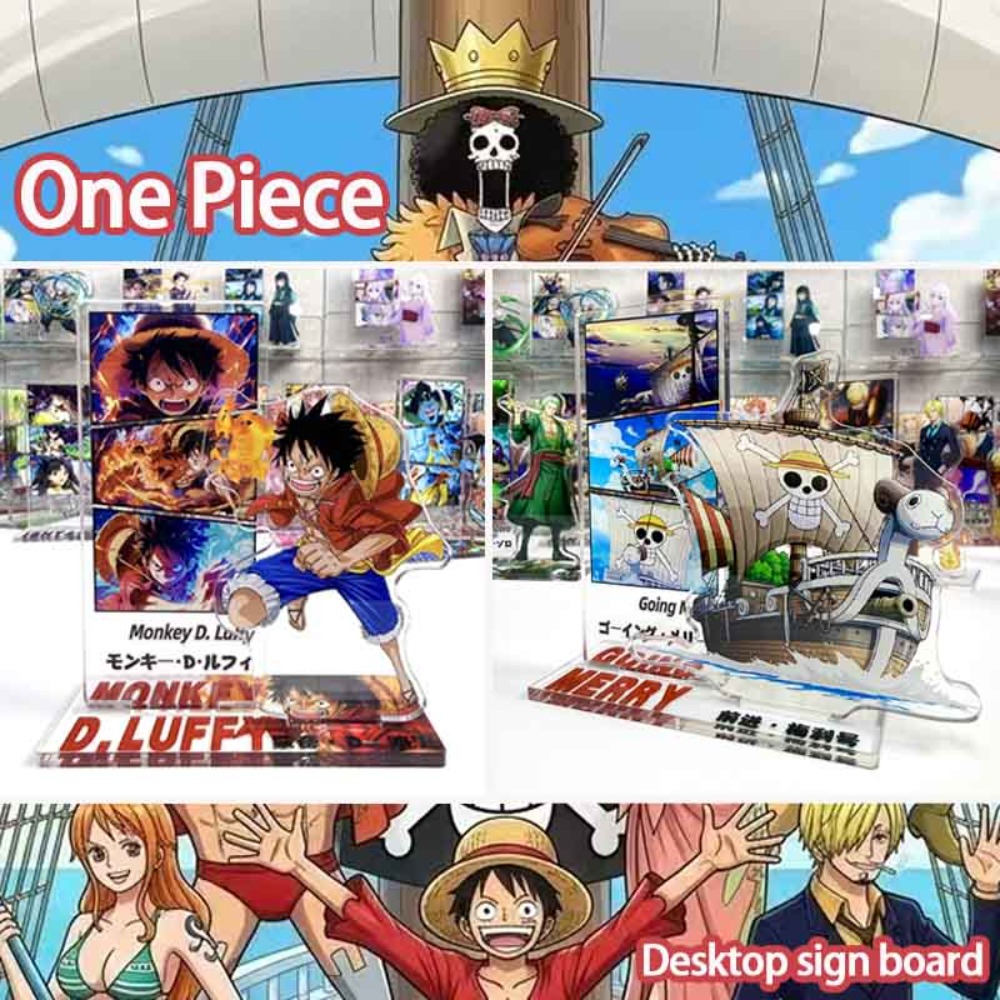 Desk Setup Design - 2026 Akrylowa figurka Luffy i Nami