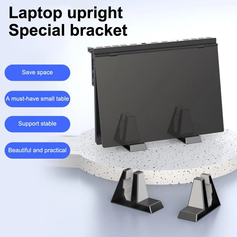 Vertical Laptop Stand - Pionowy stojak na laptopa do biurka,