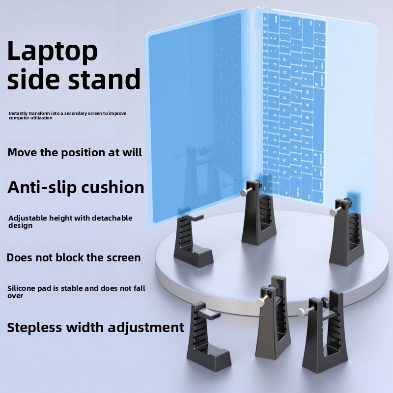 Vertical Laptop Stand - Stojak boczny na laptopa, pionowy uchwyt