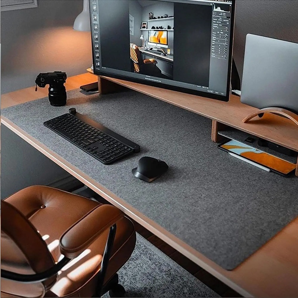 Podkładka na biurko z filcu, m – Desk Setup Ergonomic recenzja i cena