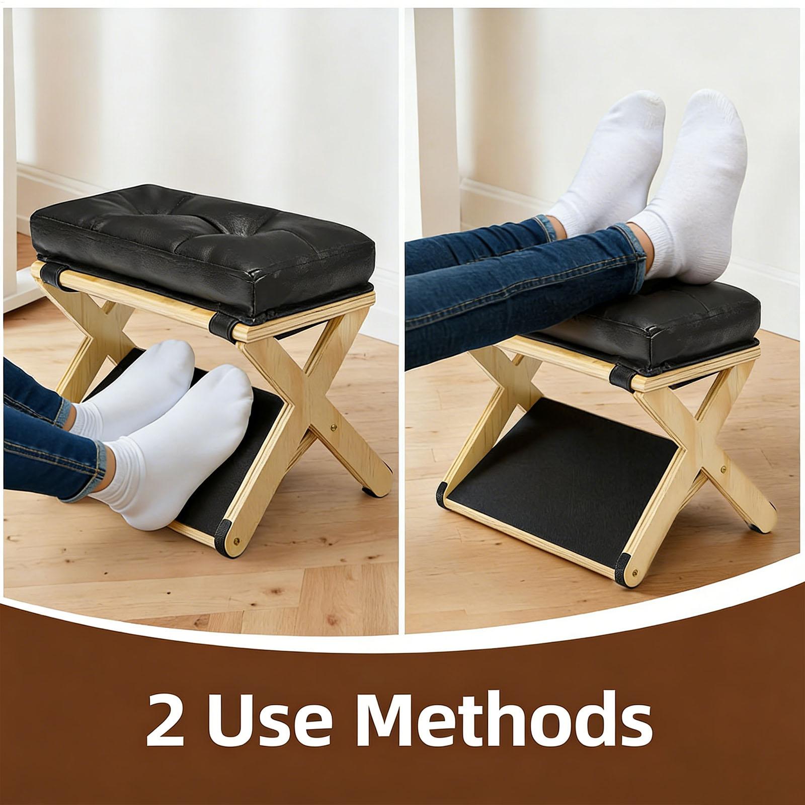 Podnóżek pod biurko drewniany  – Desk Setup Ergonomic recenzja i cena