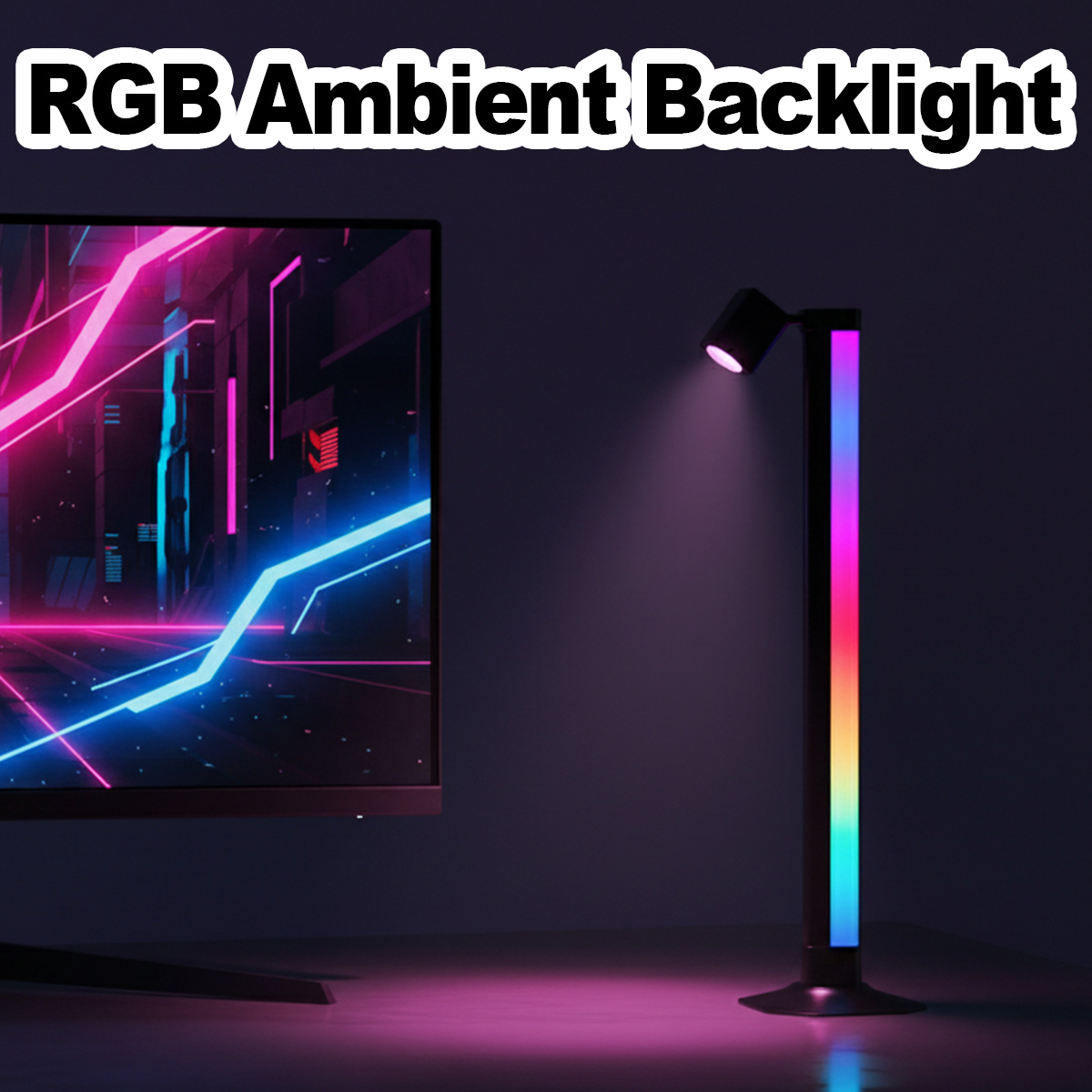 Inteligentna listwa świetlna L – Desk Setup Background recenzja i cena