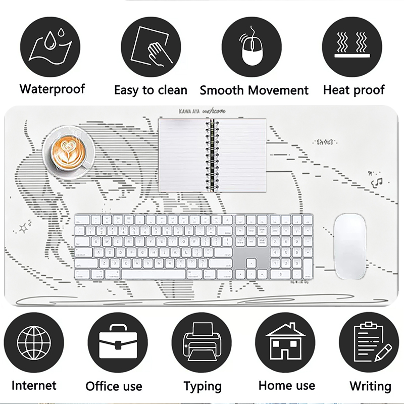1 szt. Skórzana podkładka pod  – Desk Setup Ergonomic recenzja i cena